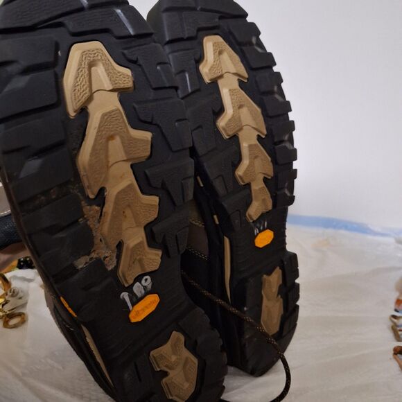 Danner Men's Workboots Vibrum Soles Leather Safety Toe Durable As-Is Size 16 - Picture 11 of 11